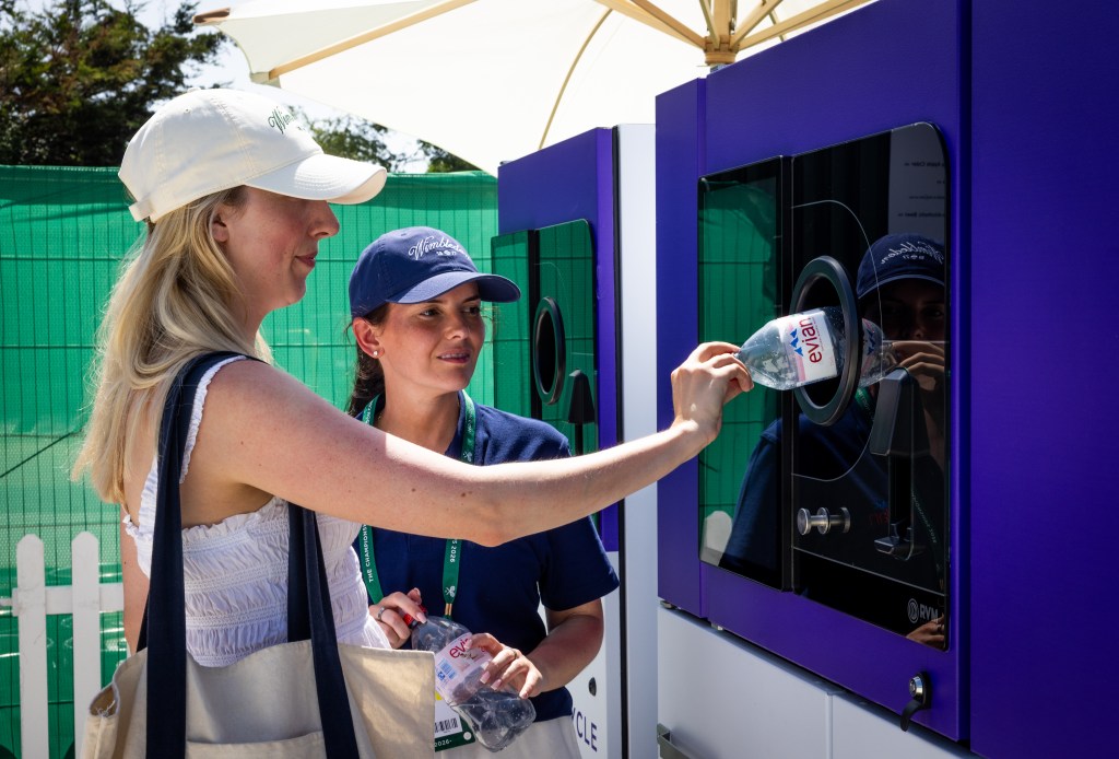 In pictures: Deposit return scheme gets trial run with Danone in SW19