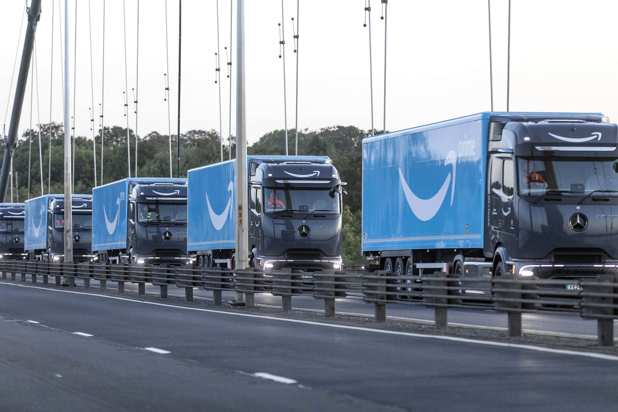 Amazon electric HGVs