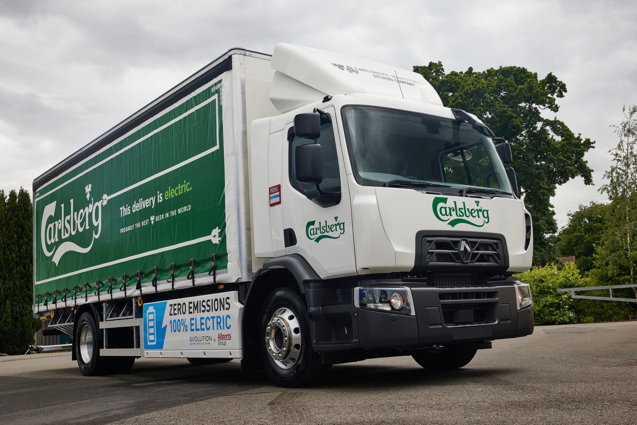 Electric HGVs added to Carlsberg Marston's fleet
