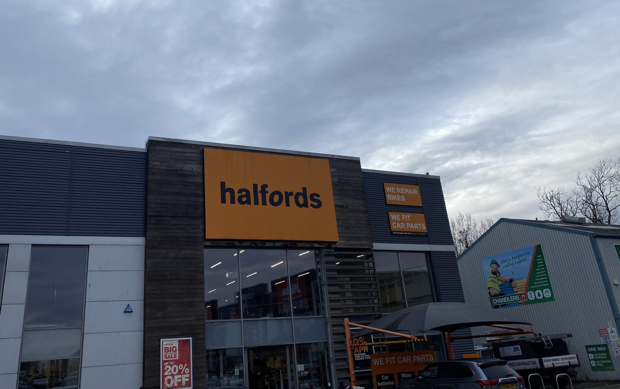 Halfords is one of several businesses with greener retailing stories this week