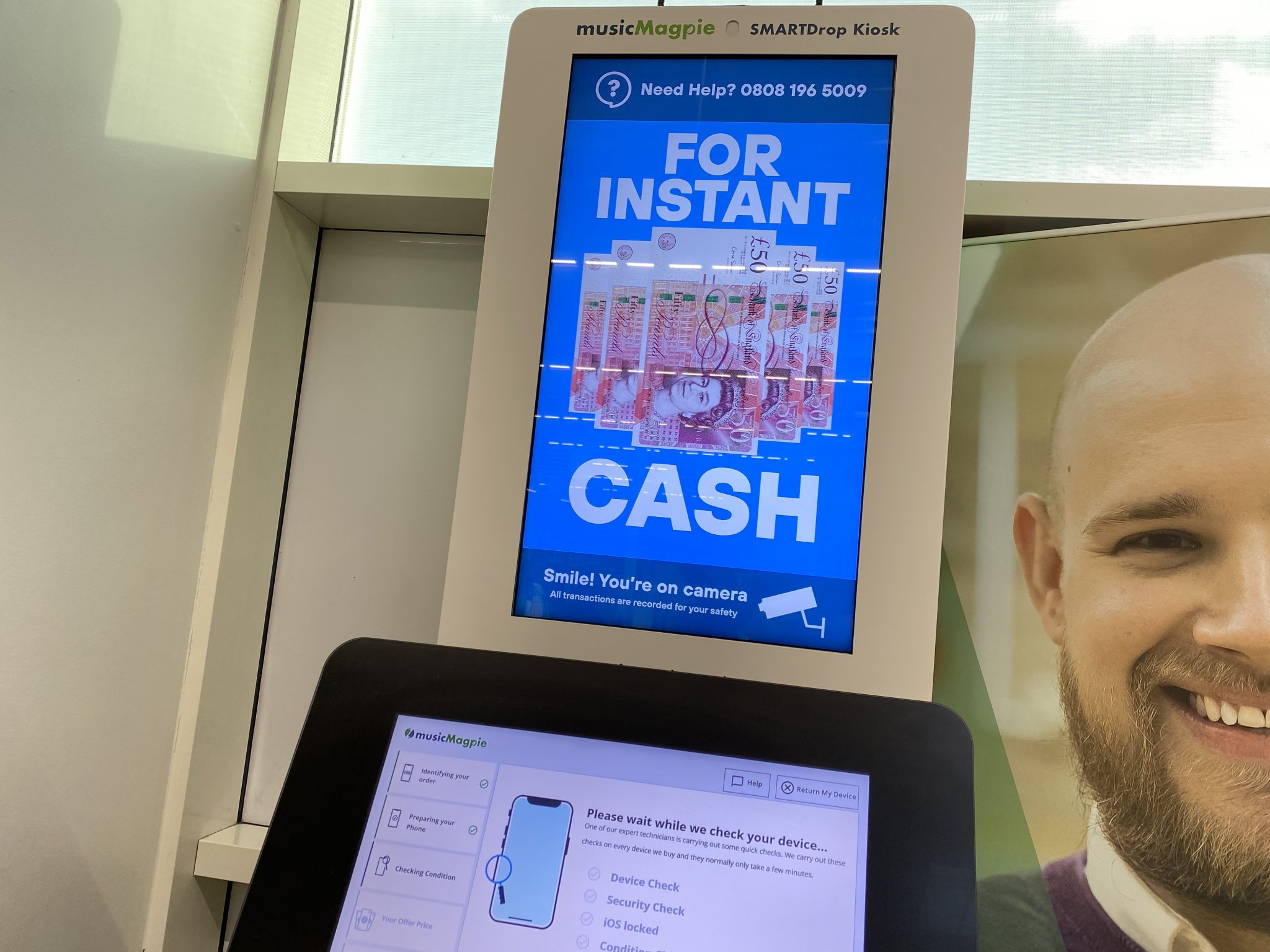 MusicMagpie already collects old tech via its 'smart drop' kiosks around the UK