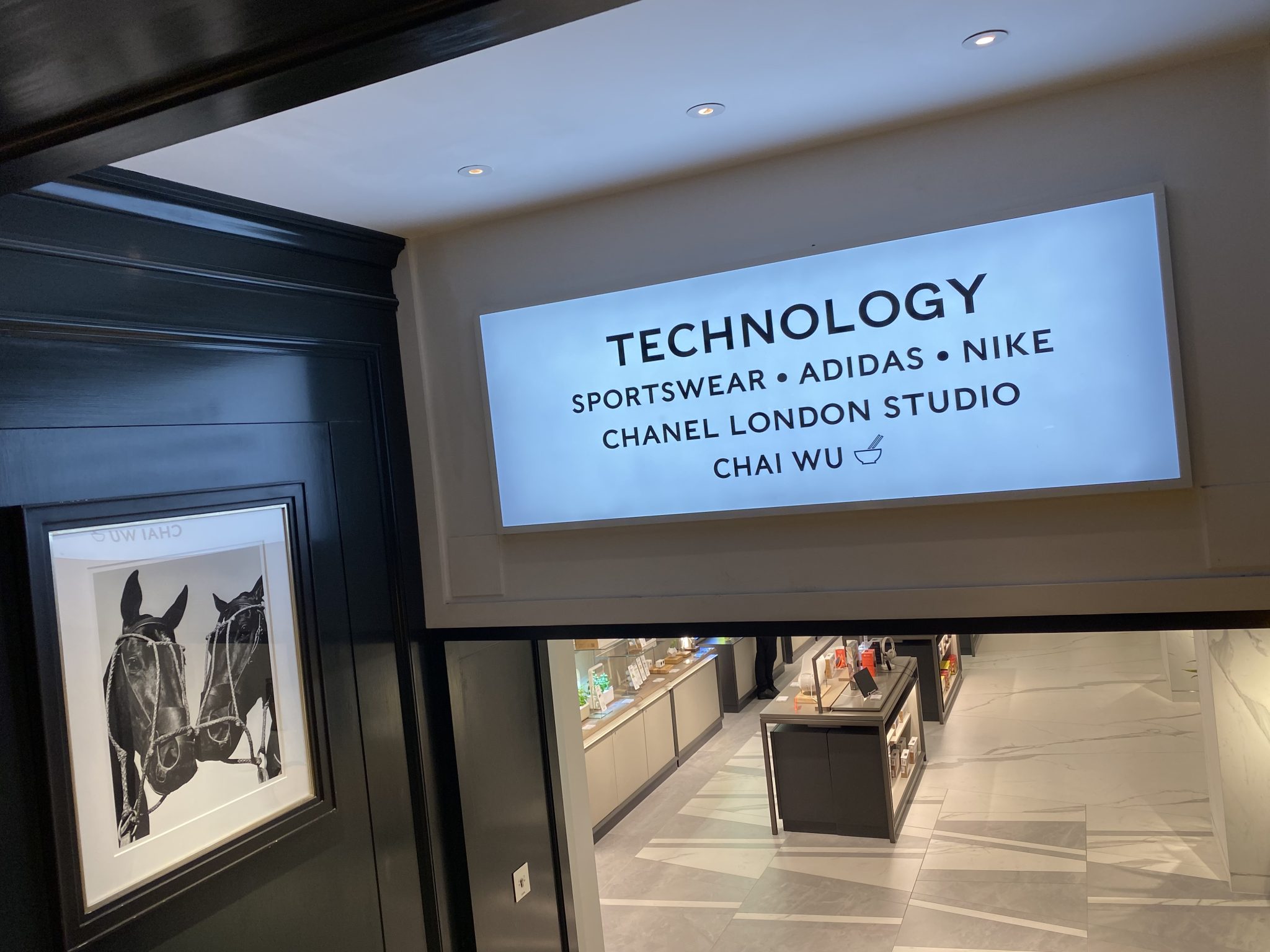 Chanel dept in Harrods