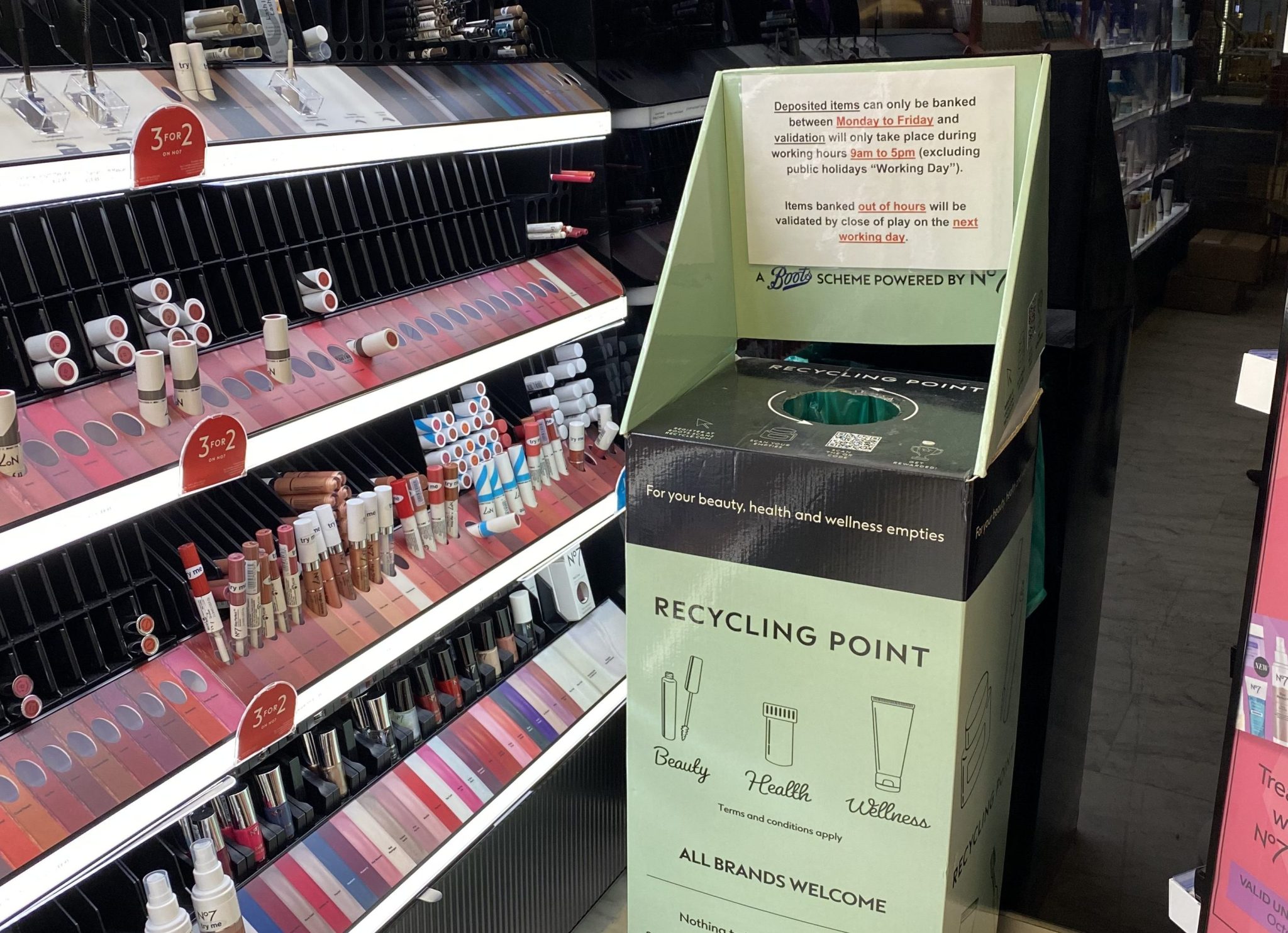 There's a growing push for more packaging recycling in the beauty industry