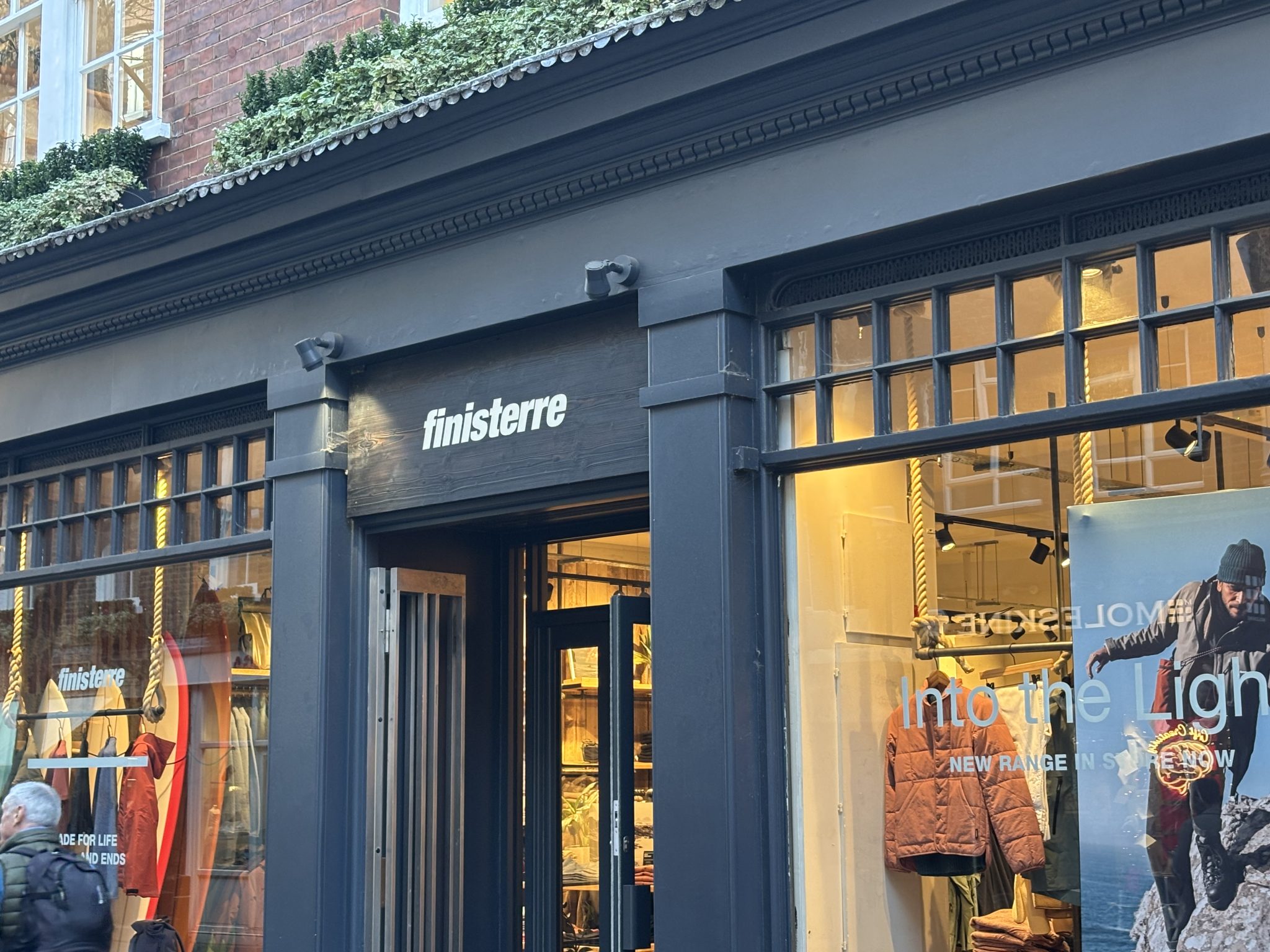 Retailer repair is on offer at Finisterre, Covent Garden