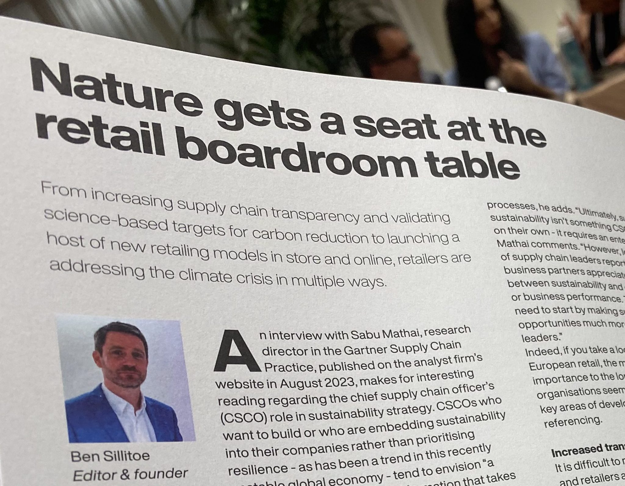 Nature gets seat at the boardroom table
