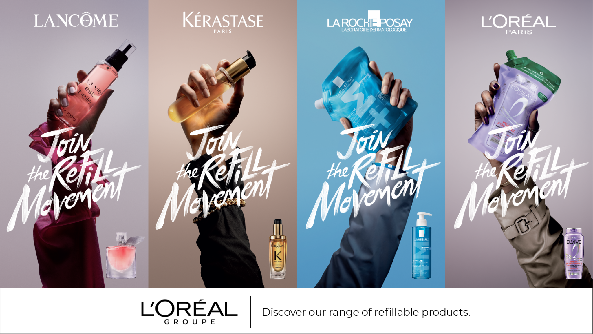 L'Oreal is running a large-scale World Refill Day campaign