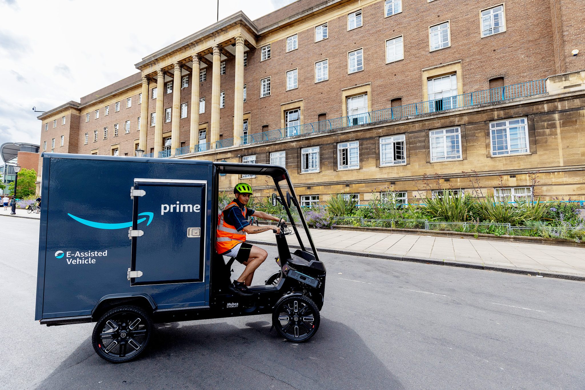 Amazon launches new micromobility hub in Norwich featuring electric cargo bikes