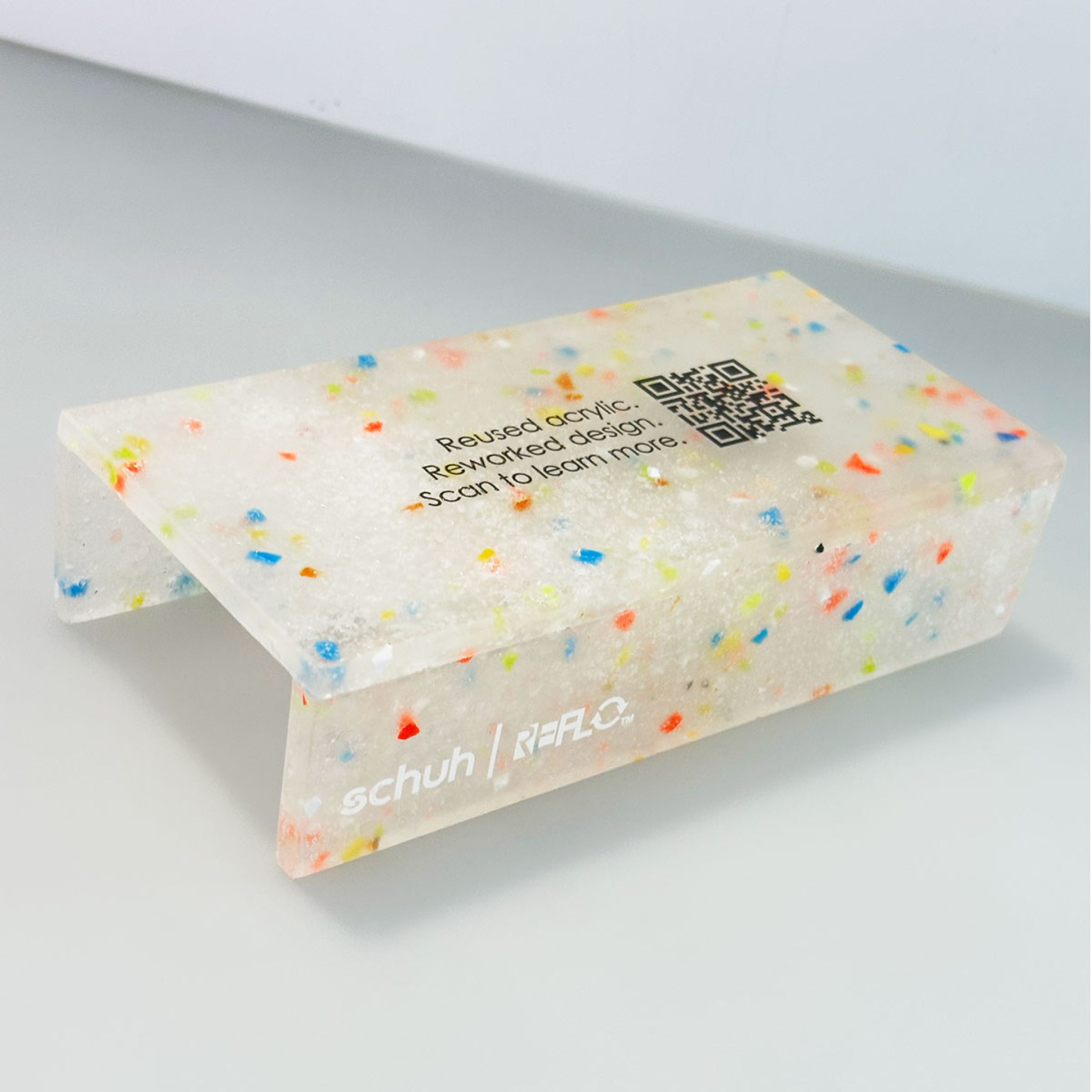 Recycled footwear displays from Floreeda