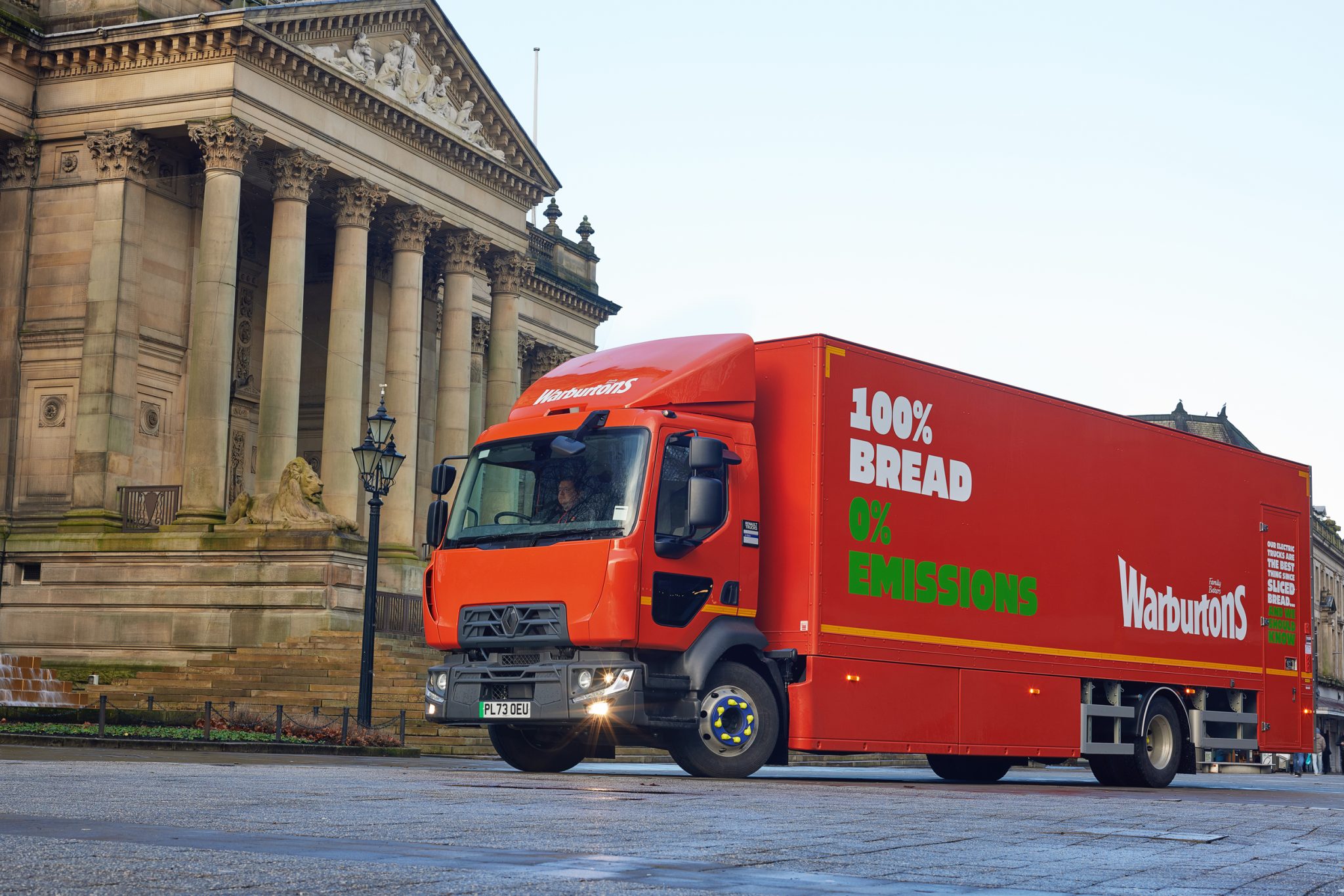 Electric HGVs join the Warburtons fleet